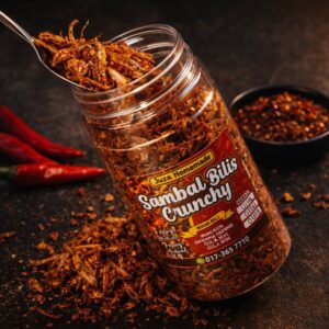 Sambal Bilis Crunchy (Pakej Jimat & Stok)